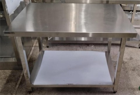 Μεταχειρισμένο Τραπέζι Εργασίας Ανοξείδωτο 100x70x73Cm 